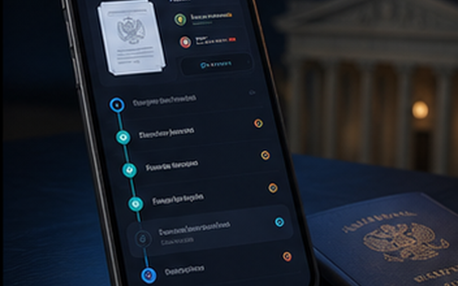 Government document tracking project preview